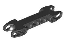 LEGO Technic 89651 Verbinderarm 2x7 (Achse, Pin, Kugelpfanne), schwarz