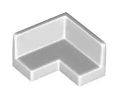 LEGO Wandelemente 91501 Eckpaneel 2x2x1, weiß