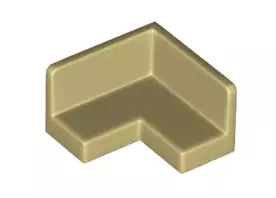 LEGO Wandelemente 91501 Eckpaneel 2x2x1, beige
