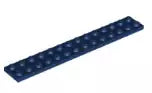 LEGO Platten 91988 Platte 2x14, dunkelBlau