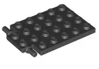 LEGO Sonderplatten 92099 Falltürklappe 4x6, schwarz