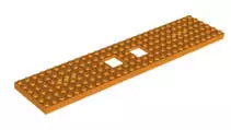LEGO Eisenbahn 92339 Platte 6x28, orange