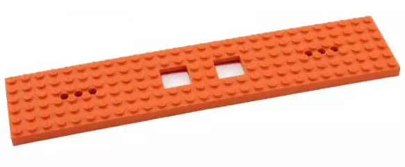 LEGO Eisenbahn 92339 Platte 6x28, orange