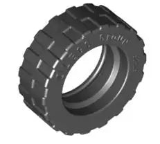 LEGO Räder und Reifen 92409 Reifen 17,5 x 6mm, schwarz