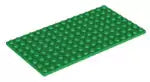 LEGO Platten 92438 Platte 8x16, grün
