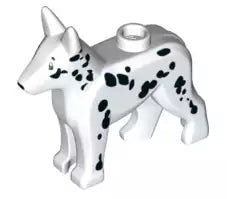 LEGO Tiere 92586pb03 Dalmatinerhund, weiß