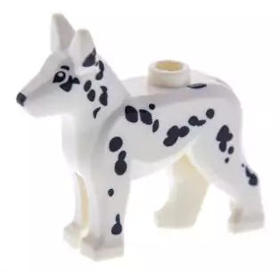 LEGO Tiere 92586pb03 Dalmatinerhund, weiß