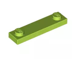 LEGO Fliesen 92593 Fliese 1x4 mit 2 Noppen, lindgrün