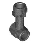 LEGO Stangen 92690 Stab mit 3 Noppen 1L, perldunkelgrau