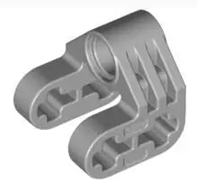 LEGO Technic 92907 Achs-und Pin Verbinder Perpendicular Split, hellgrau