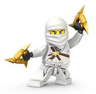 LEGO Waffen 19807 Wurfstern, mattsilber
