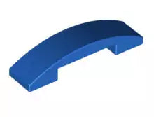 LEGO Schrägsteine 93273 Bogenstein 1x4 ohne Noppen, blau