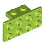 LEGO Sonderplatten 93274 Halter 1x2/2x4, lindgrün