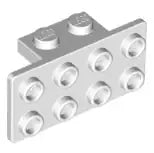 LEGO Sonderplatten 93274 Halter 1x2/2x4, weiß