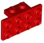 LEGO Sonderplatten 93274 Halter 1x2/2x4, rot