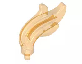 LEGO Minifiguren Zubehör 64647 Flamme/Feder, transparent-orange