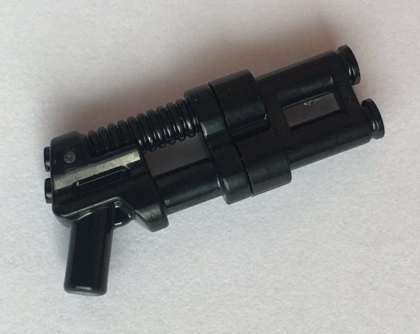LEGO Waffen 95199ac02 Blaster Pistole mit verlängerten Läufen, schwarz