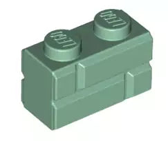 LEGO Steine 98283 Mauerstein 1x2, sandgrün