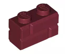 LEGO Steine 98283 Mauerstein 1x2, dunkelrot