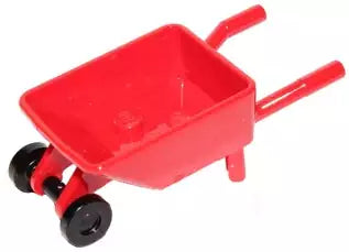 LEGO Minifiguren Zubehör 98288c03 Schubkarre mit Doppelrad, rot