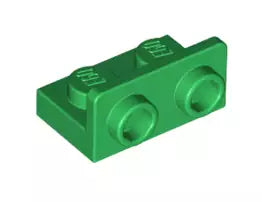 LEGO Sonderplatten 99780 Halter 1x2/1x2 invers, grün