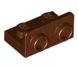 LEGO Sonderplatten 99780 Halter 1x2/1x2 invers, rotbraun