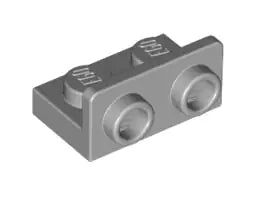 LEGO Sonderplatten 99780 Halter 1x2/1x2 invers, hellgrau