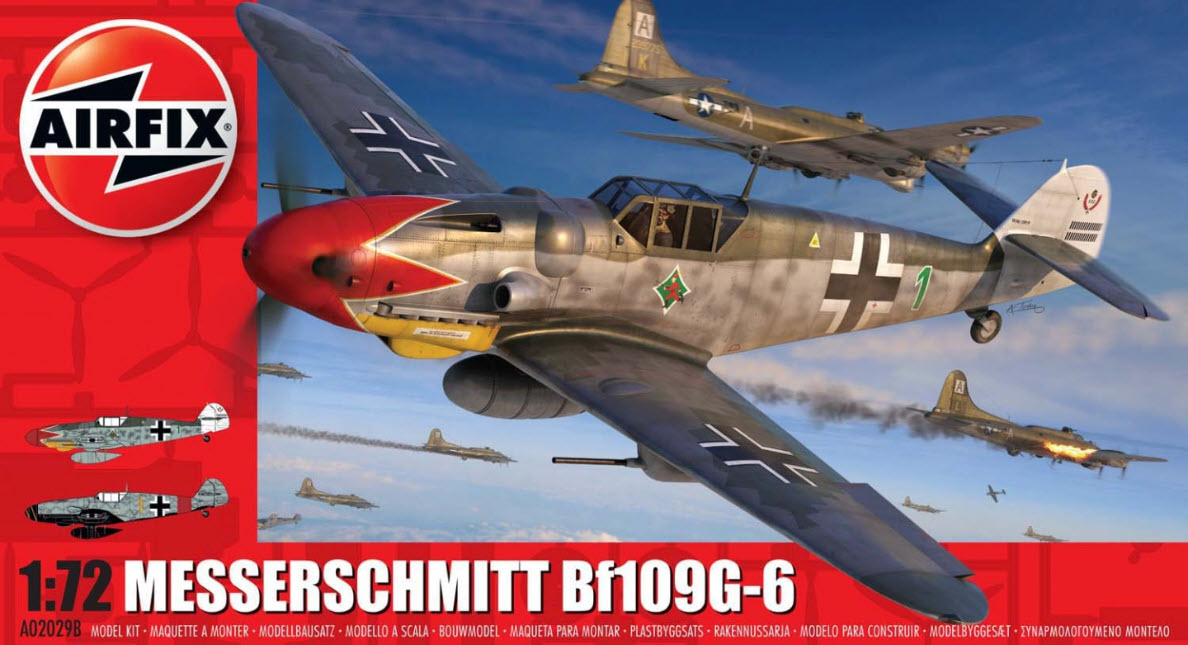 Airfix A02029B Messerschmitt Bf109G-6, 1:72