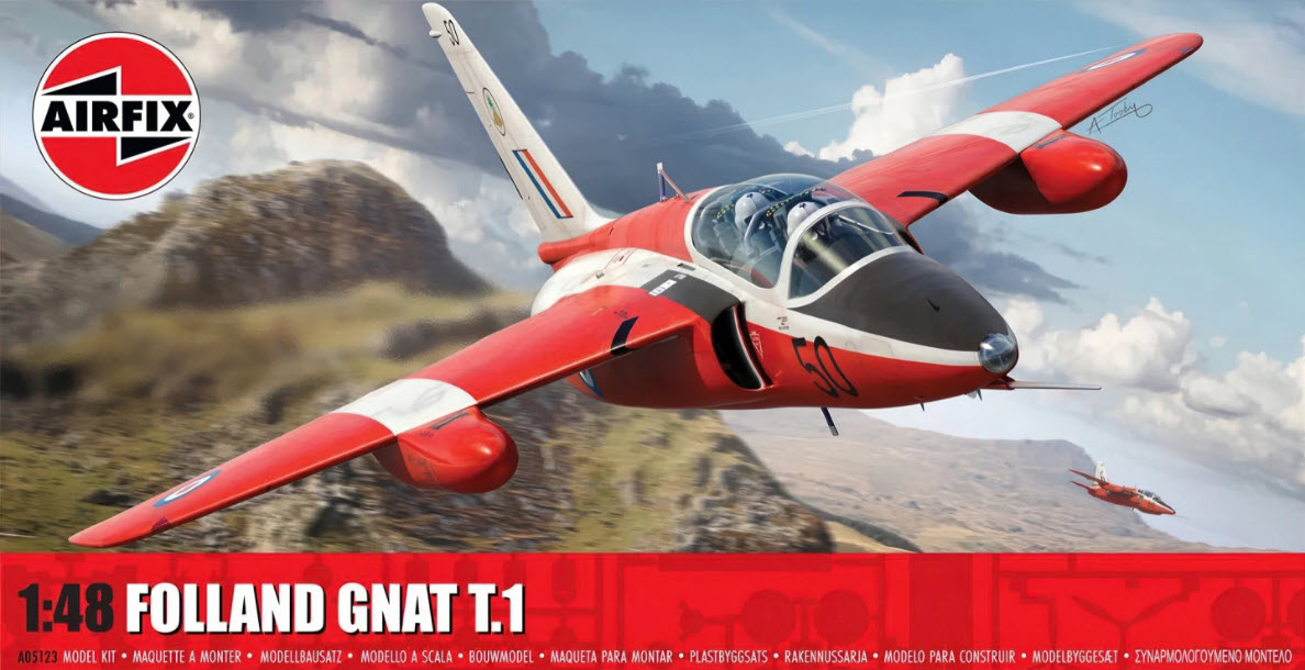 Airfix A05123 Folland Gnat T.1, 1:48