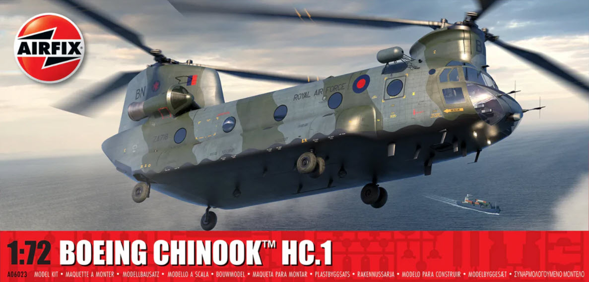 Airfix A06023 Boeing Chinook HC.1, 1:72
