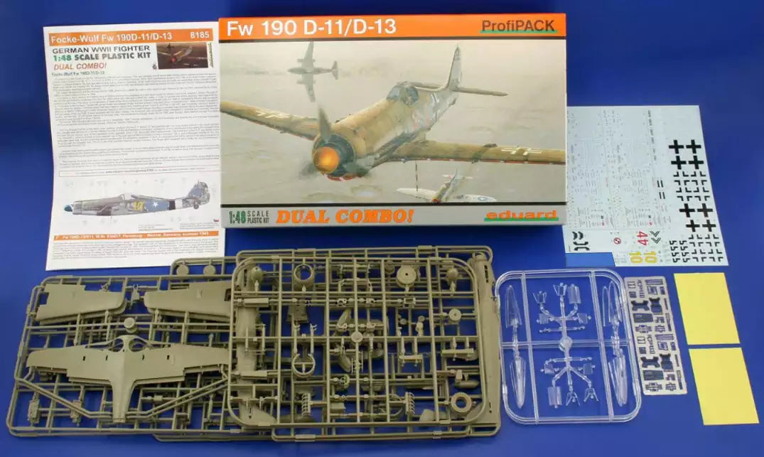 Inhalt: Eduard 8185 Fw 190D-11/ D-13, Dual Combo - ProfiPACK edition, 1:48