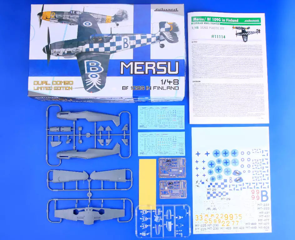 Inhalt: Eduard 11114 Mersu / Bf 109G in Finland - Dual Combo, Limited Edition, 1:48