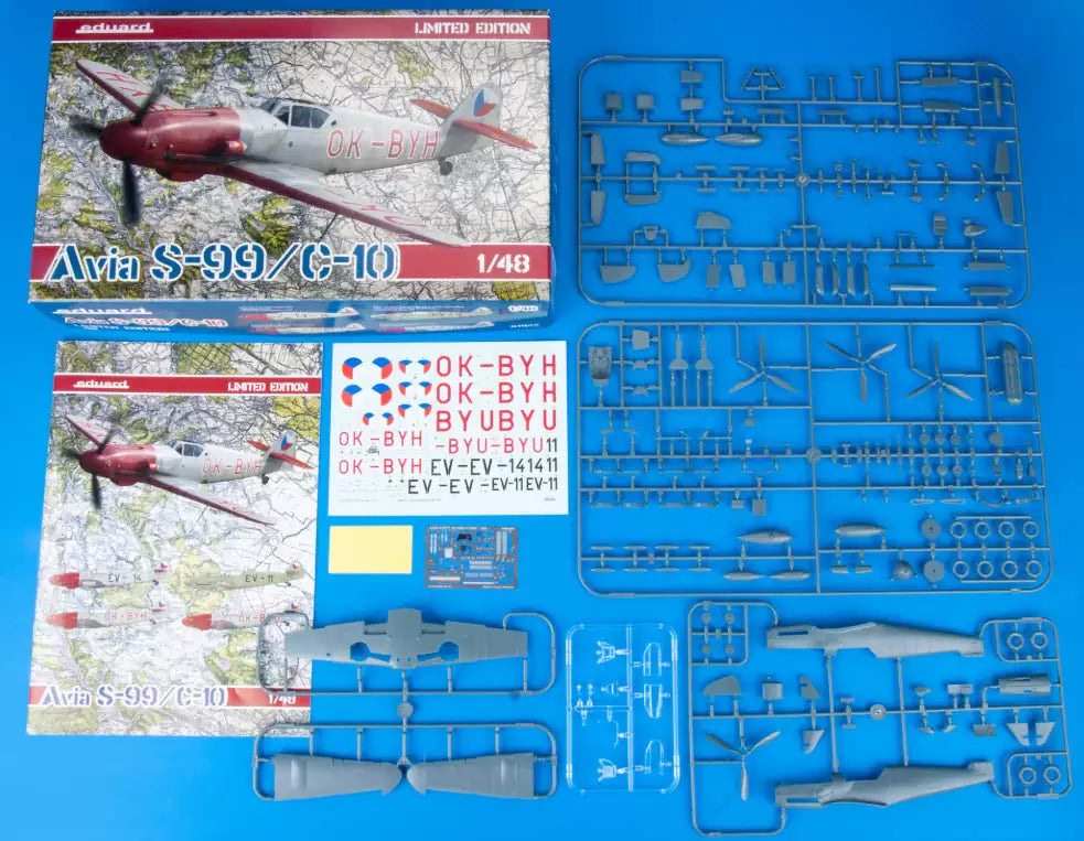 Inhalt: Eduard 11122 Avia S-99 / C-10 - Limited Edition, 1:48