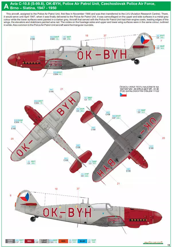 Eduard 11122 Avia S-99 / C-10 - Limited Edition, 1:48