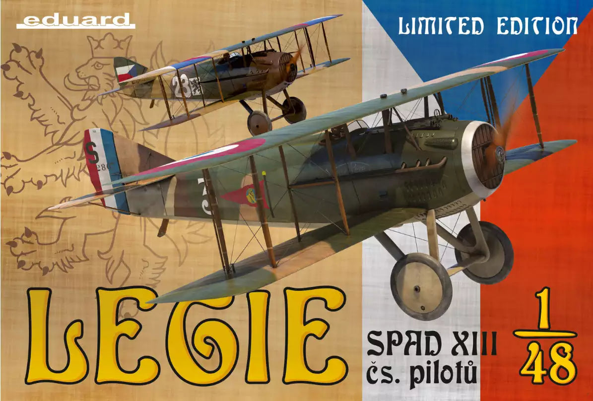Eduard 11123 Legie - SPAD XIIIs flown by Czechoslovak pilots - Limited Edition, 1:48