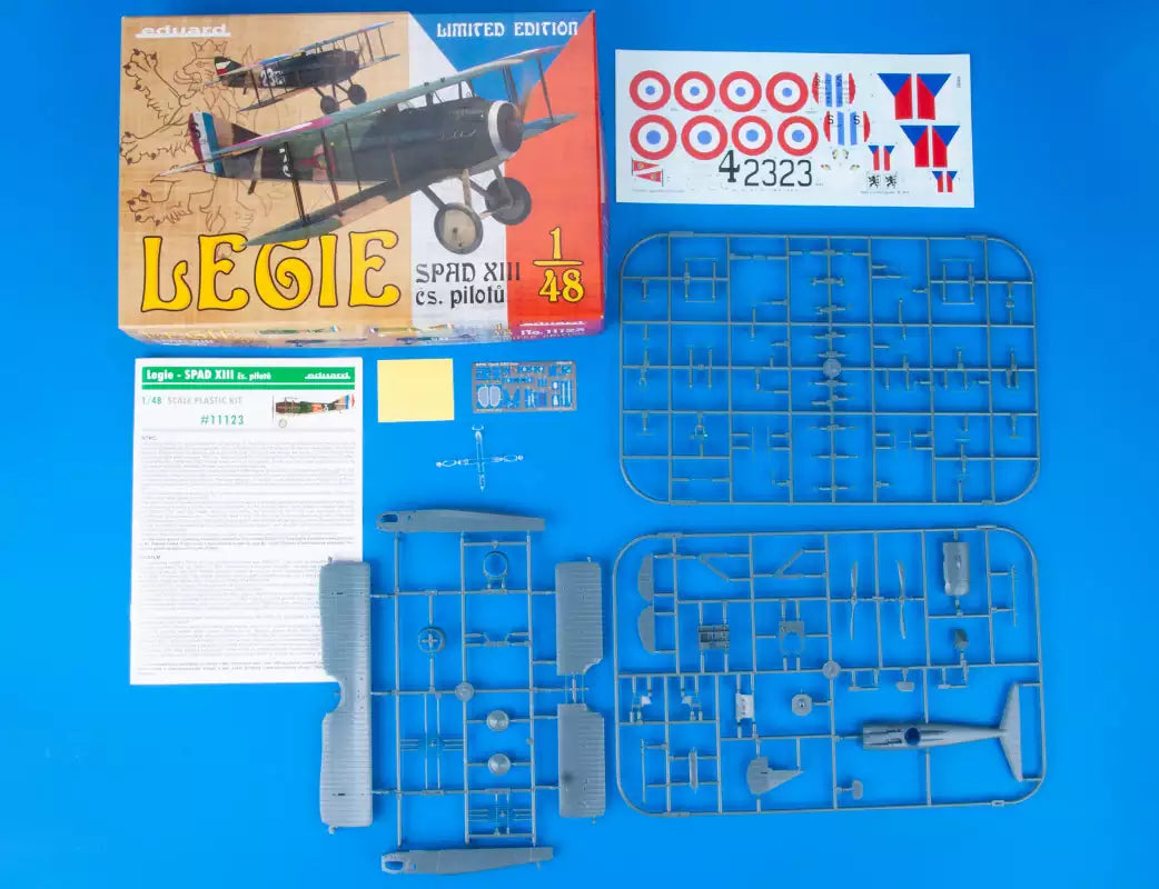 Inhalt: Eduard 11123 Legie - SPAD XIIIs flown by Czechoslovak pilots - Limited Edition, 1:48