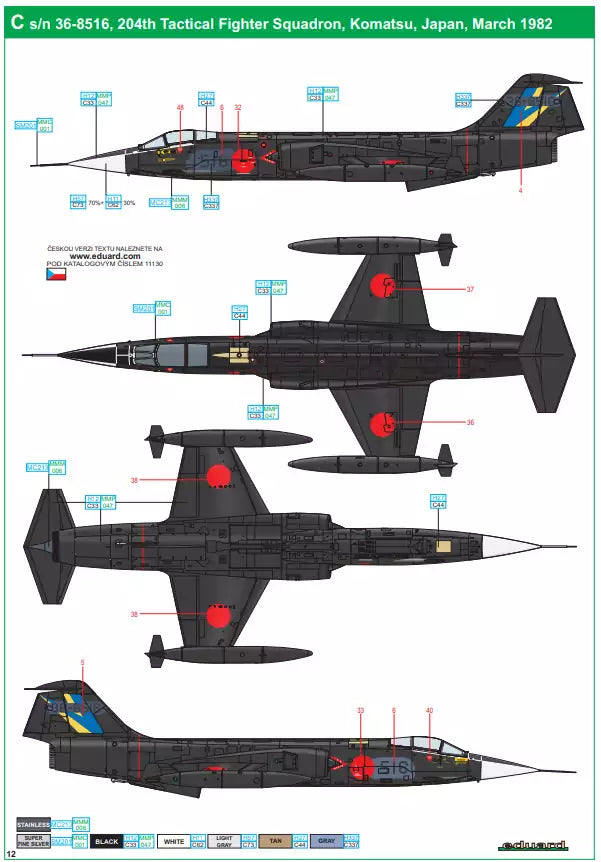 Eduard 11130 Eikó F-104J - Limited Edition, 1:48