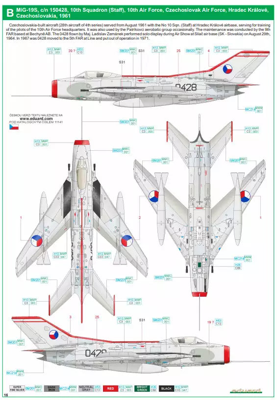 Eduard 11141 MiG-19 - Limited Edition, 1:48