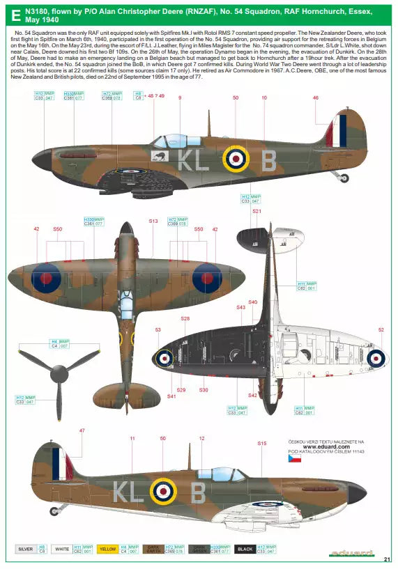 Eduard 11143 The Spitfire Story - Dual Combo - Limited Edition, 1:48