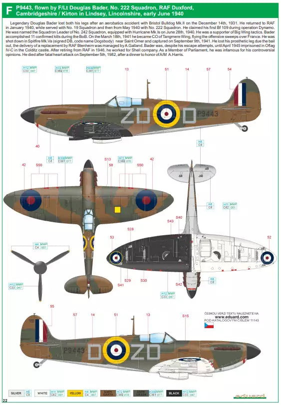 Eduard 11143 The Spitfire Story - Dual Combo - Limited Edition, 1:48