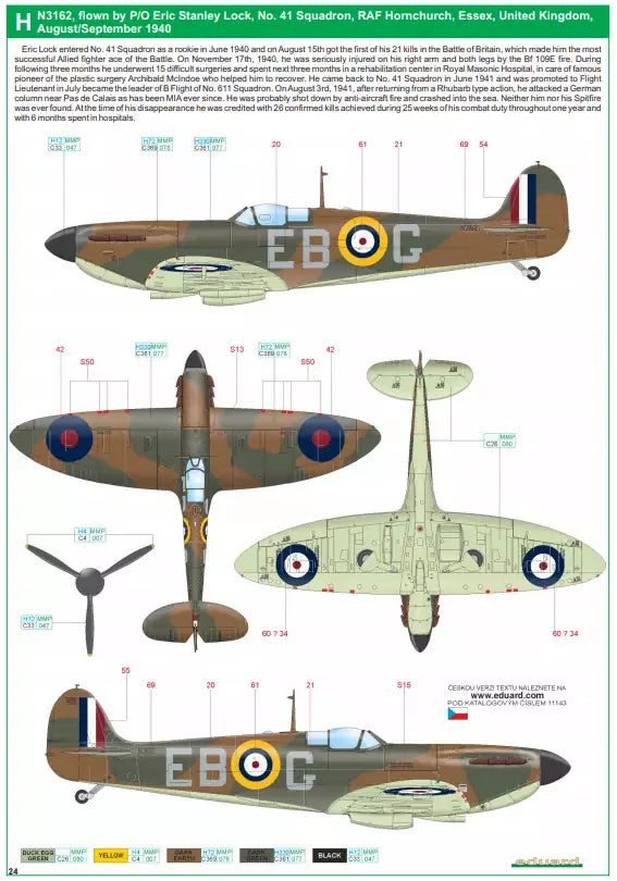Eduard 11143 The Spitfire Story - Dual Combo - Limited Edition, 1:48