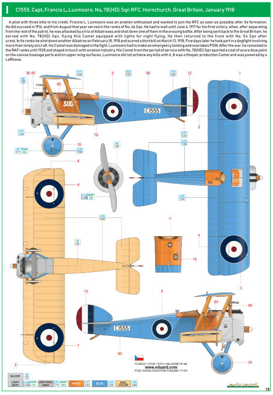 Eduard 11151 Camel & Co. - Dual Combo - Limited Edition, 1:48