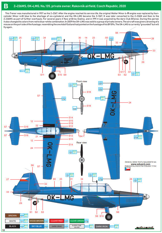 Eduard 11152 TRENÉR - Dual Combo - Limited Edition, 1:48