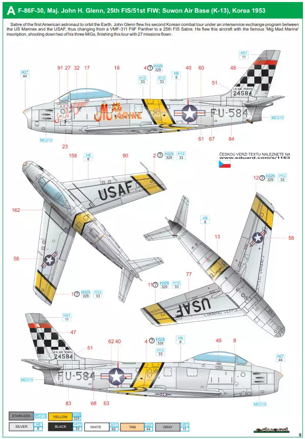 Eduard 1163 Ultimate Sabre - Limited Edition, 1:48
