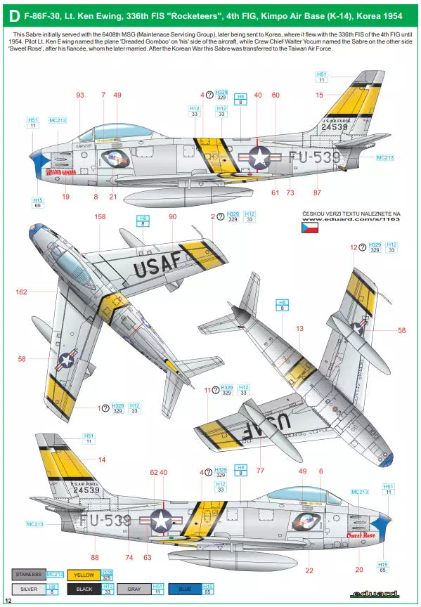 Eduard 1163 Ultimate Sabre - Limited Edition, 1:48