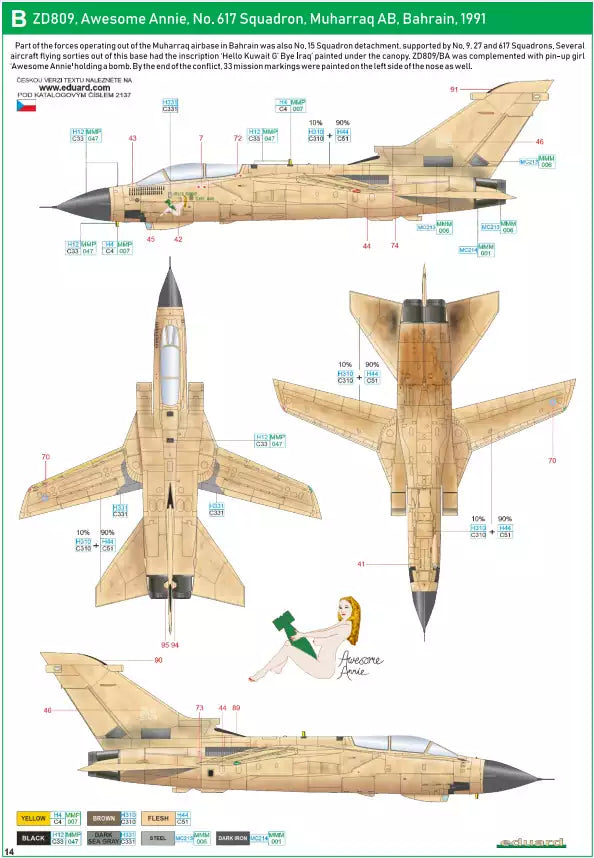 Eduard 2137 Desert Babes - Limited Edition, 1:72