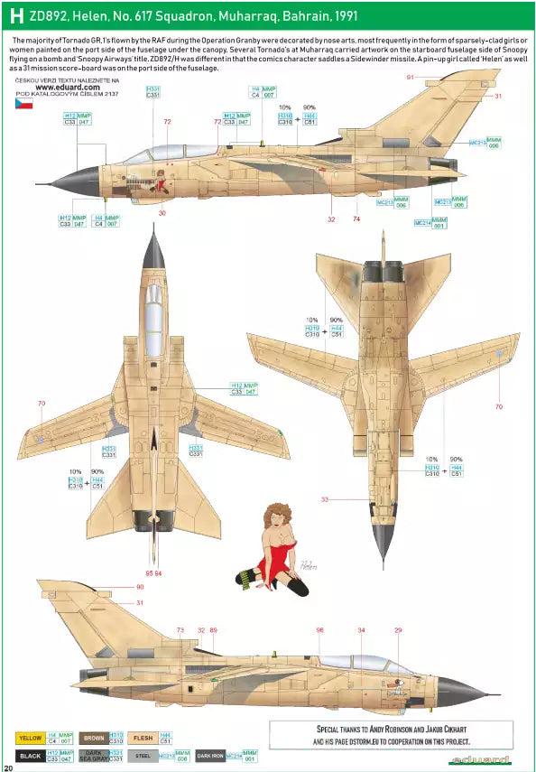 Eduard 2137 Desert Babes - Limited Edition, 1:72