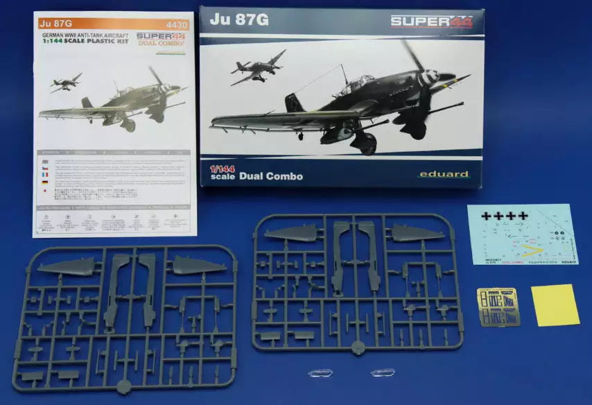 Inhalt: Eduard 4430 Ju 87G -Dual Combo- Super 44, 1:144