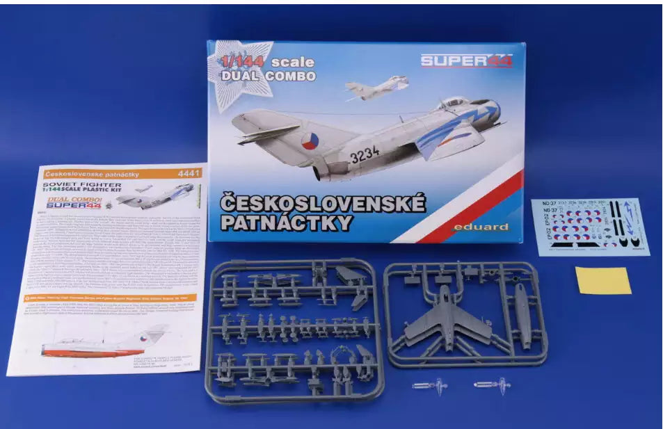 Inhalt: Eduard 4441 Ceskoslovenské patnáctky MiG-15 -Dual Combo- Super 44, 1:144