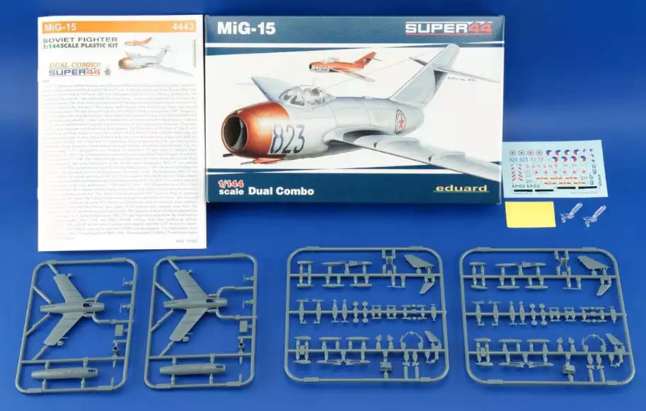 Inhalt: Eduard 4443 MiG-15 -Dual Combo- Super 44, 1:144